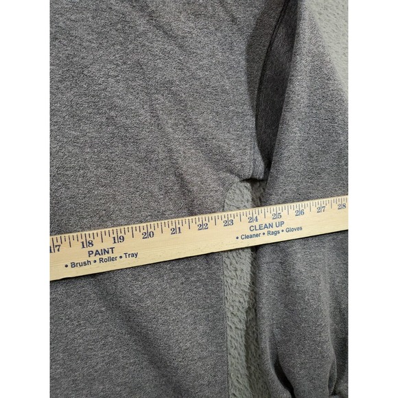 Zenana Hoodie Womens Medium‎ Gray Solid Long Sleeve Pullover Sweater OT-35033 - Picture 6 of 9